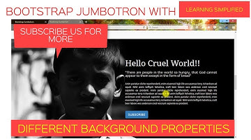 How to set Image in Jumbotron using Bootstrap and CSS