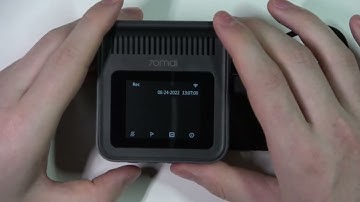 70Mai Dash Cam A400 - How To Quickly Mute & Unmute Audio Recording