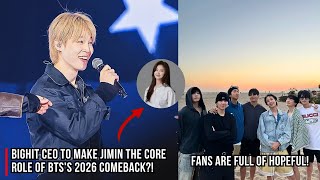 BIGHIT CEO Confirms?! Fans React to CEO's Statement on Jimin & BTS 2026 Comeback!