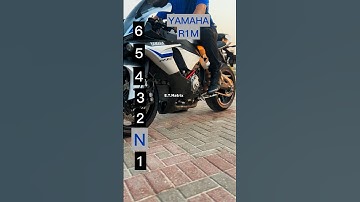 Maximum speed for each gear on a Yamaha R1M