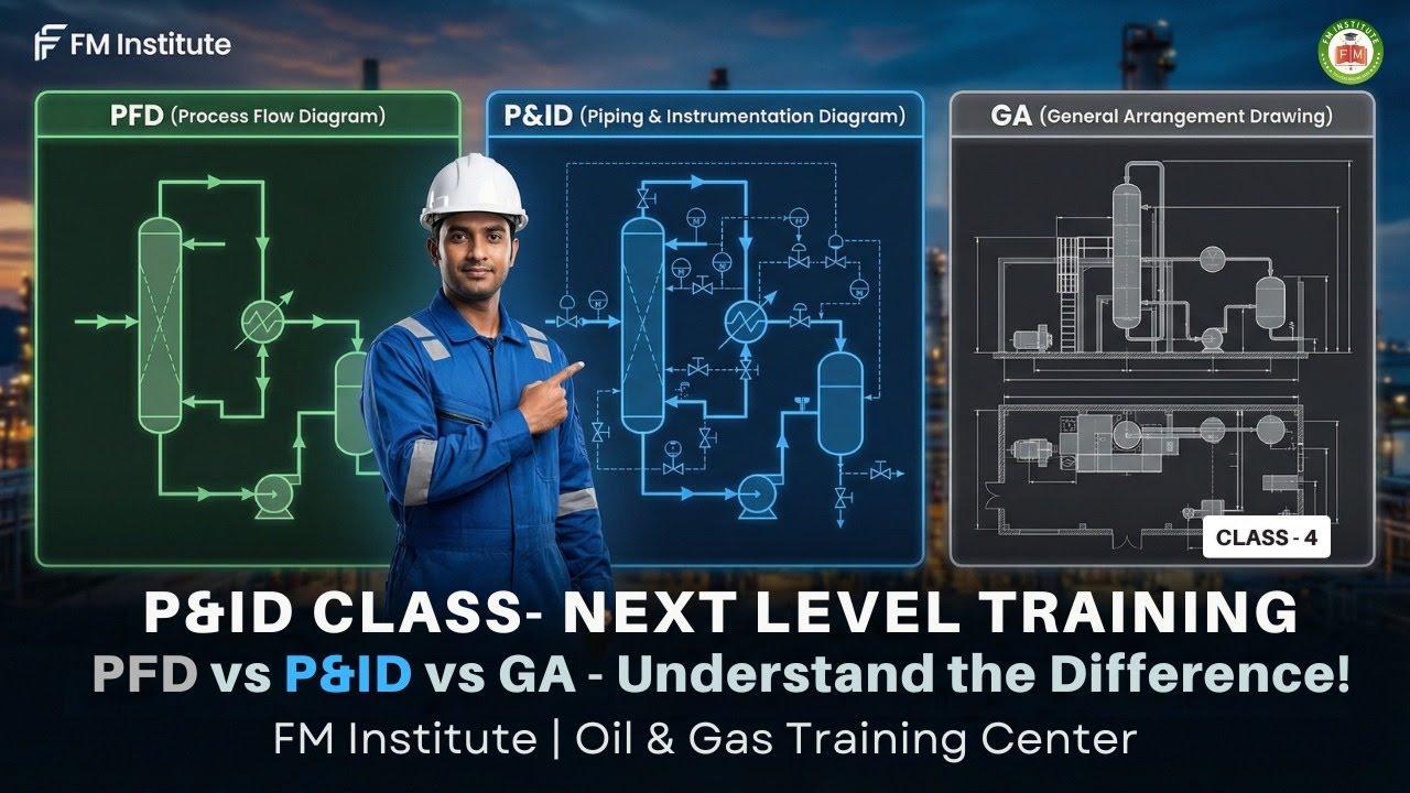 Learn How Engineers Use PFD, P&ID & GA in Refinery Projects | Tamil ...