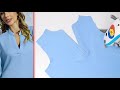 Great sewing tips and tricks to this women collar design are here sew tips is easier than you think