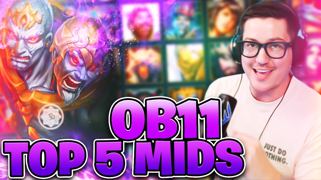 TOP 5 MIDS AND BUILDS TO PLAY IN SMITE 2 - OB11 - YouTube