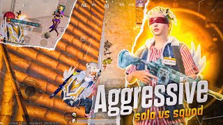 Power of 60FPS Android player💥 Aggressive solo vs squad | Pure 1v4 clutches | Xaictus