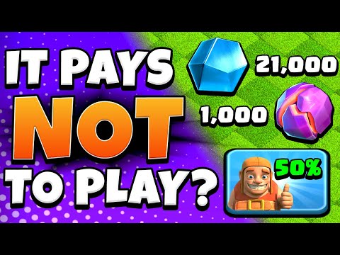 The Rewards For Not Playing Clash Of Clans Are Mindblowing!
