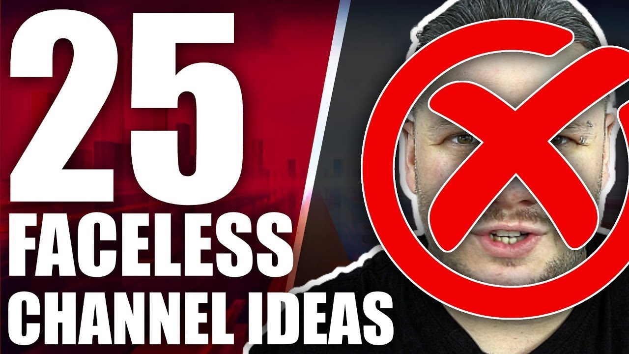 25 YouTube Channel Ideas without Showing Your Face - YouTube