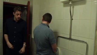 Awkward Peeing Situation In Public Toilet
