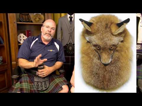 fox head sporran