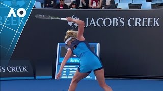 Vandeweghe racquet smash donation | Australian Open 2017