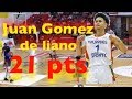 Juan Gomez de liano 21 points against Oil sports Iraq