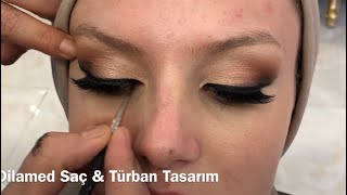 Gelin Makyajı Nasıl Yapılır Trend Gelin Makyajı Make Up Tesettürlü Geli̇n Başi