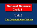 Grade 8 General Science Unit 2 The Composition Of Matter 