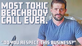 The Most Toxic Beachbody Team Call Ever  Disability As A Business Tool #AntiMLM