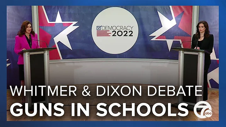 Gretchen Whitmer and Tudor Dixon discuss school sa...
