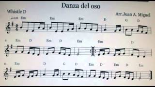 Danza del oso - The Bear Dance - partitura ensayo - folk y musica tradicional chords