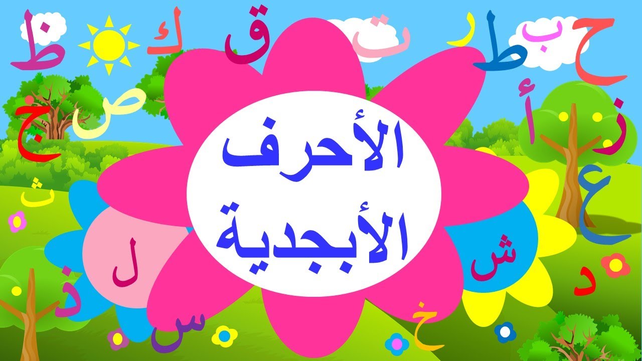 الأحرف الأبجدية من أ إلى ي . للأطفال الشاطرين . تعليم الأحرف العربية ...