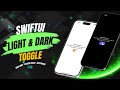 SwiftUI Animated Theme Toggle – Custom Dark Mode Switch