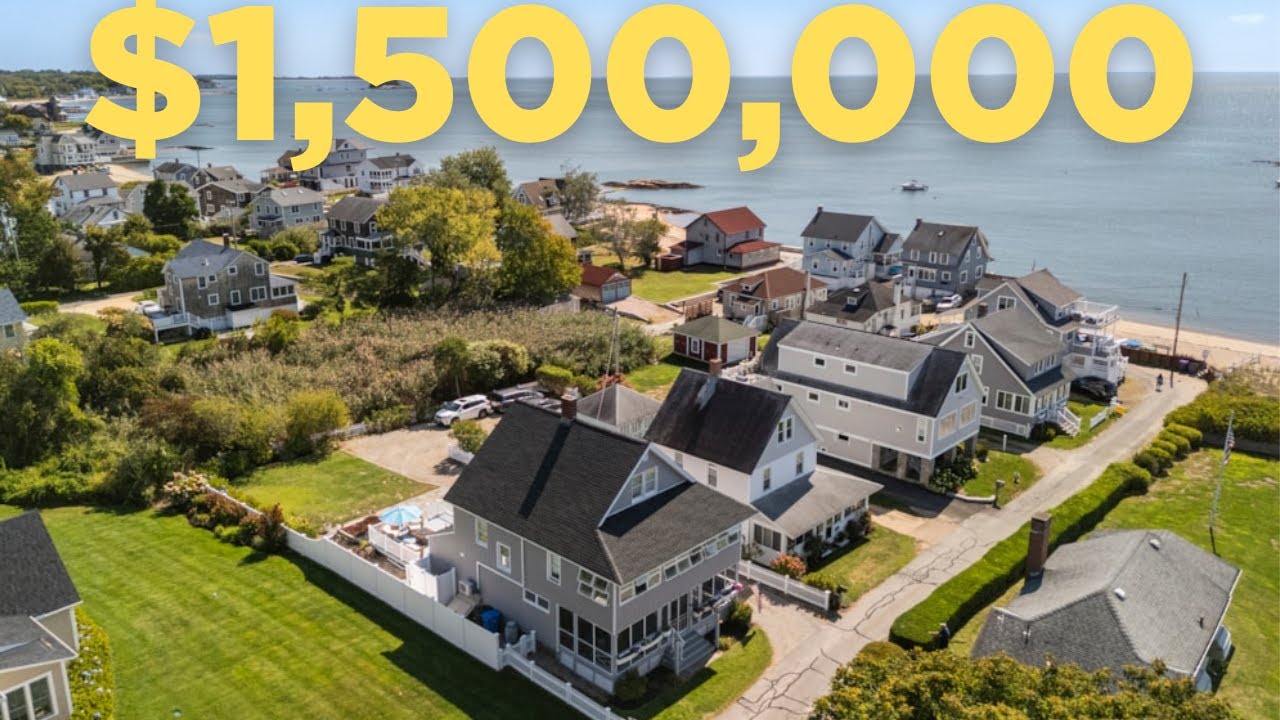 Just 88 Steps to Private Beach | Tour This Luxury Shoreline Colonial in Madison, CT | $1,500,000