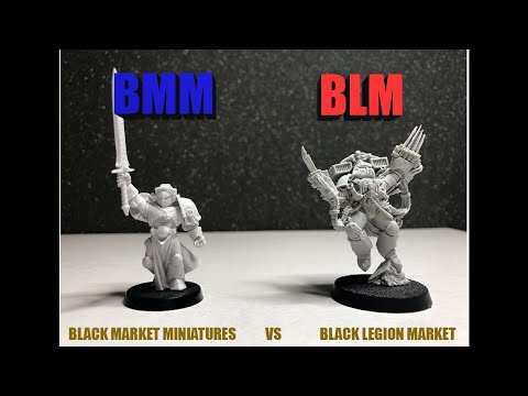 Black Market Miniatures Vs Black Legion Market