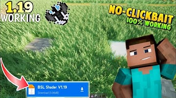HD BSL Shader for Minecraft pe 1.19 || Shaders for Mcpe 1.19 ( Render Dragon  )