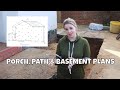 RENOVATION UPDATE: Porch, path &amp; basement plans #homerenovationvlog #homereno #basement