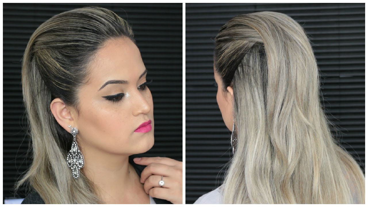 Penteado Fácil Moicano Feminino simples com topete - thptnganamst.edu.vn