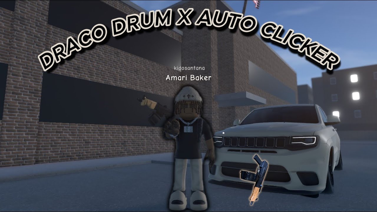 I Used the DRACO DRUM with a AUTO CLICKER in South Bronx The Trenches Roblox!