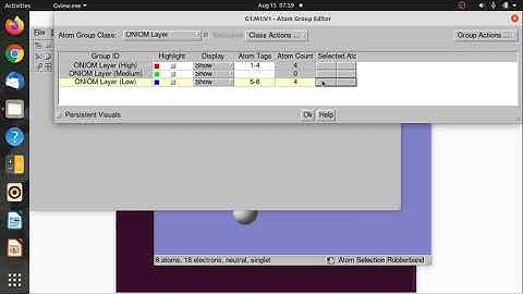 oniom calculation set up in Gaussian