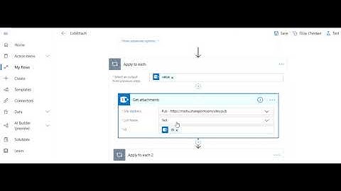 Get SharePoint List Attachments and Save to Onedrive using Microsoft Power Automate