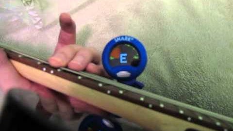 Ibanez RG8 shorter hipshot saddle intonation test