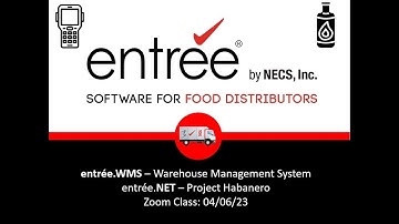 NECS entrée WMS (Warehouse Management System) and Project Habanero (NET v2) SNEAK PEEK