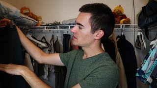 Organizing Clothes in the New Closet (ASMR)