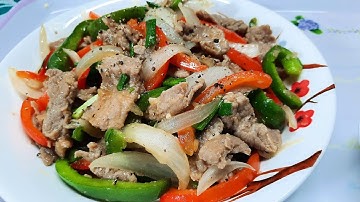 THỊT BÒ XÀO ỚT CHUÔNG | Cách Ướp Thịt Bò Mềm Ngon - phùng bắc tv #362