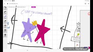 Life Of Purple Star In Whiteboard