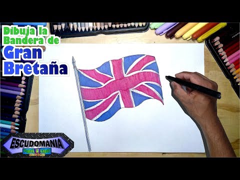 Video: Cómo Dibujar La Bandera Británica