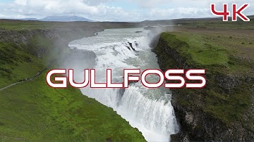 Experience the Breathtaking Power of Gullfoss, Iceland 4k 60fps UHD