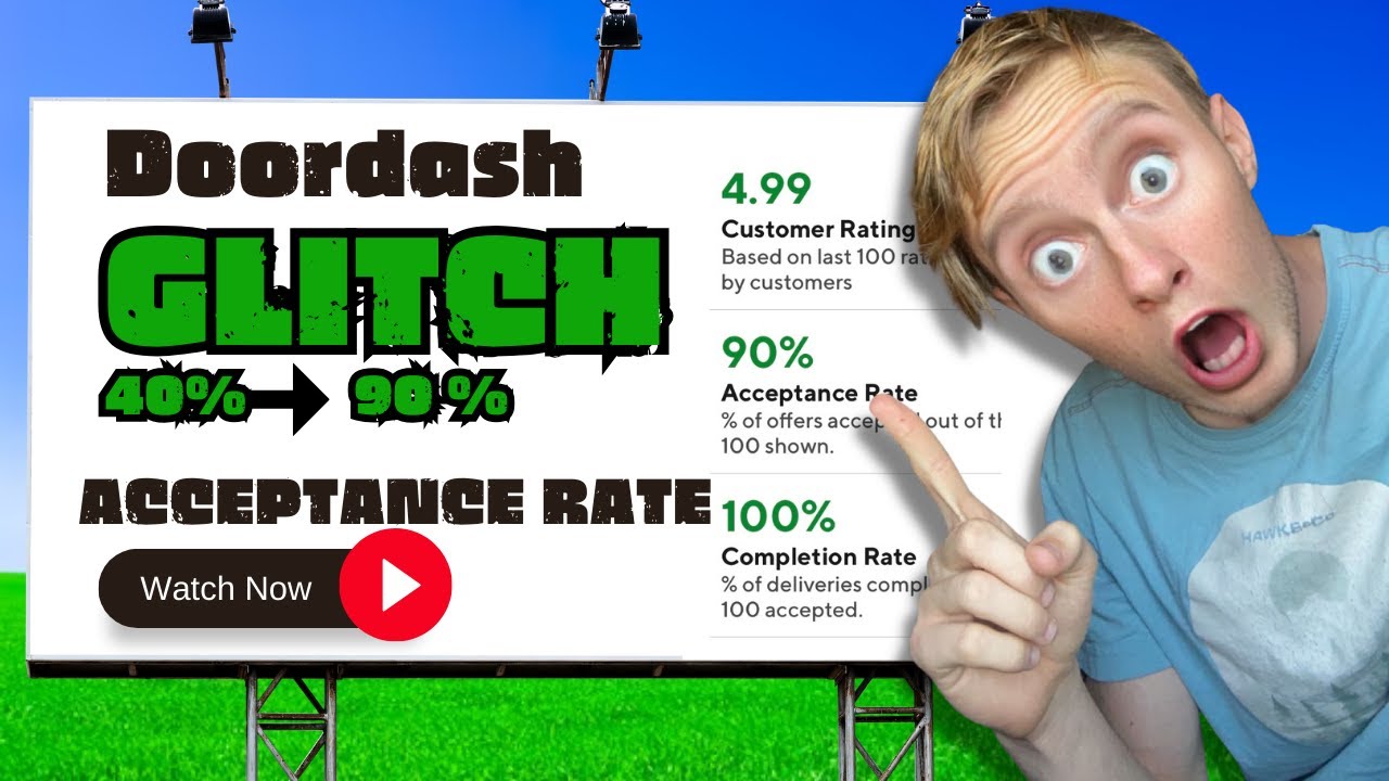 Using Doordash GLITCH To Get A 90 Acceptance Rate DOORDASH RIDE