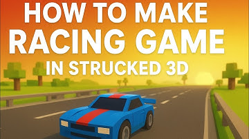 How to make a racing game in struckd 3D #struckd #makegames #racing #racinggames 