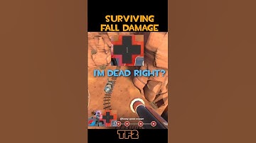Surviving Fall Damage 101 in TF2 #tf2 #trolldier #gaming #teamfortress2 #gameplay #guide #soldier