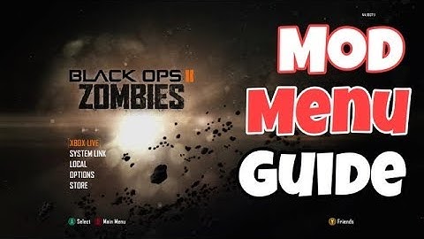 Easy Mod Menu Guide (Black Ops 2 Zombies)