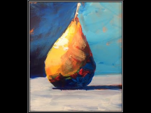 Acrylmalerei Schneelandschaft Demo Acrylic Painting Winter