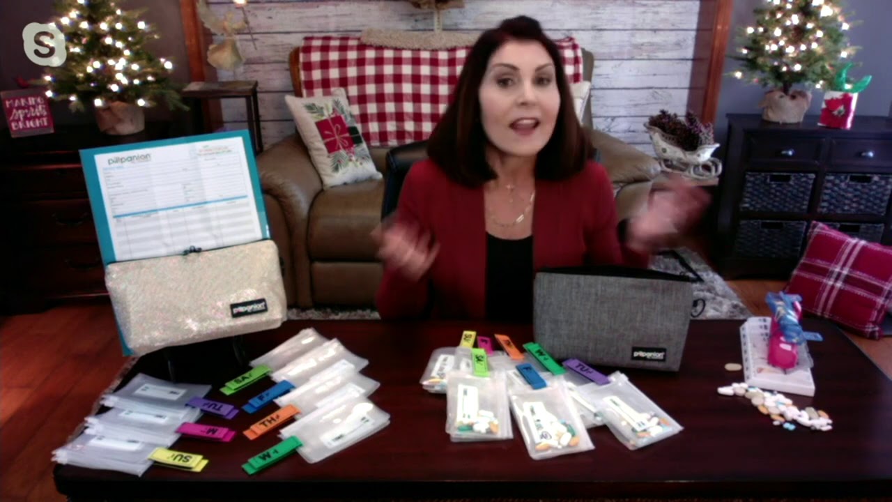 Pillpanion Lockable Tote With Pill Organization System on QVC