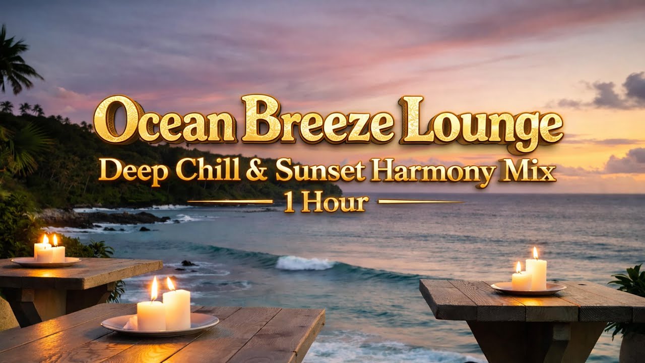 Ocean Breeze Lounge ✦ Deep Chill & Sunset Harmony Mix | 1 Hour