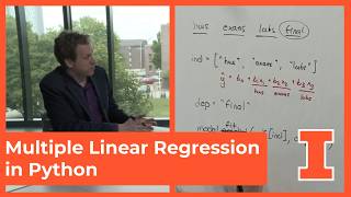 Multiple Linear Regression in Python - DISCOVERY Office Hours Lecture at The University of Illinois