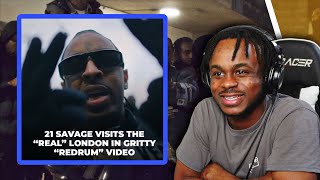 21 SAVAGE WENT BACK HOME | 21 Savage - redrum (Official Music Video) **REACTION**