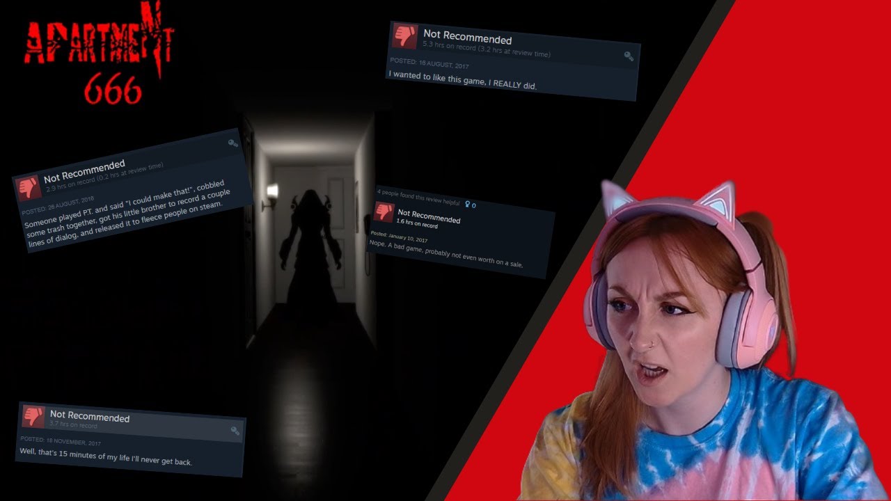 Worst reviewed games on Steam!? Apartment 666 YouTube