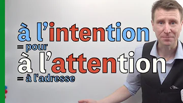 Quelle est la différence entre intention et attention ?