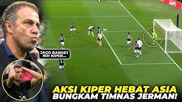 SEKETIKA TERDIAM😱 Lihat Reaksi Pelatih Jerman Melihat Aksi Kiper Jepang Yg Dijuluki Wakayabashi
