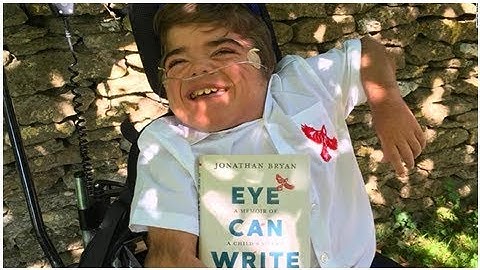 A 12-year-old boy could not speak wrote a book with his eyes