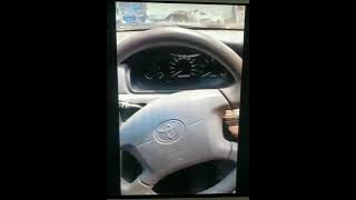 Toyota car steering wheel spinning 😂 😂😂(high speed)#shorts